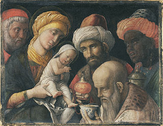 Adoration of Magi / Mantegna