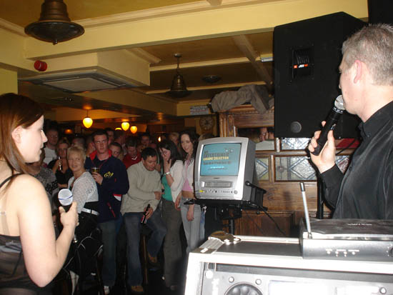 Robert talking to the crowd