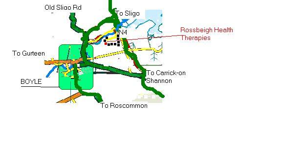 Exact location of Rossbeigh Health Therapies