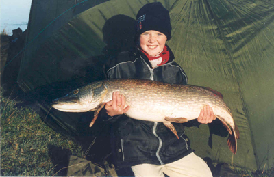 Daniel Rooney with his 25lb 12oz pike