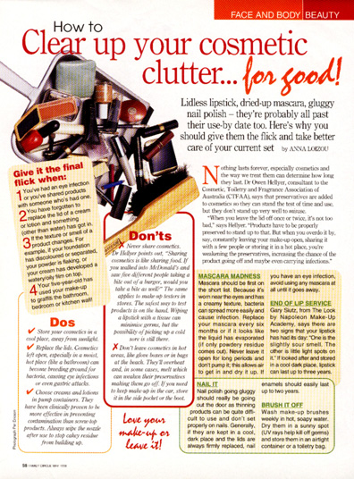 cosmetic clutter large