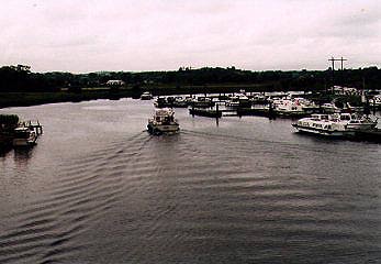 cruising into Carrick marina