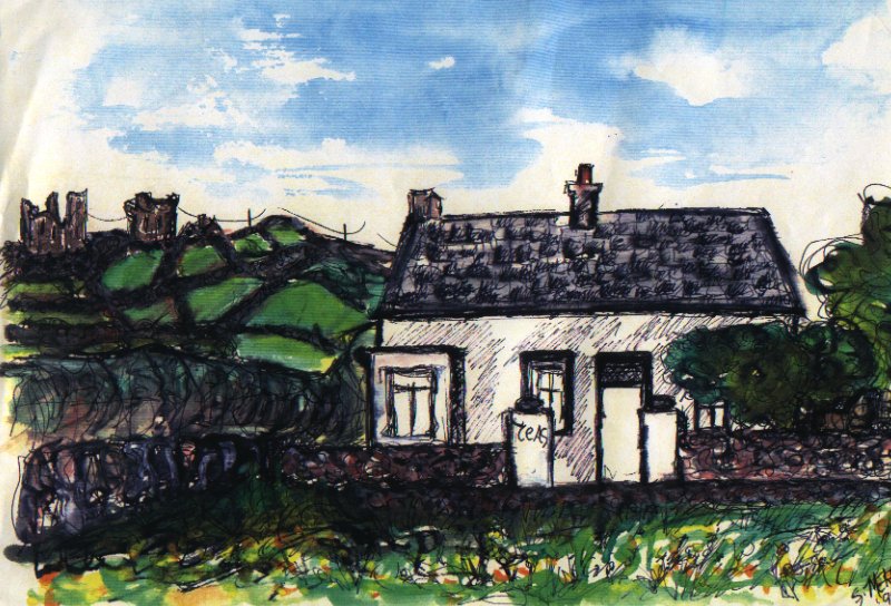 painting of the cottage