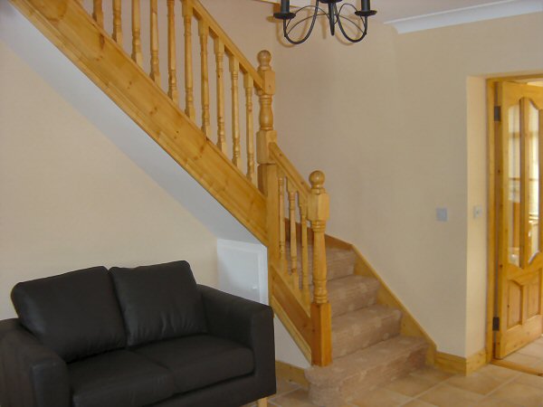 View of stairs from Sitting Room