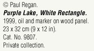 "Purple Lake, White Rectangle"