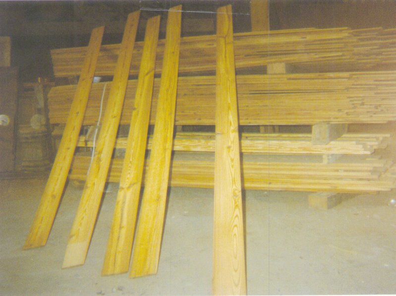 Our flooring comes in various widths and lengths