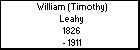 William (Timothy) Leahy