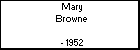 Mary Browne