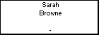 Sarah Browne