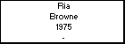 Ria Browne