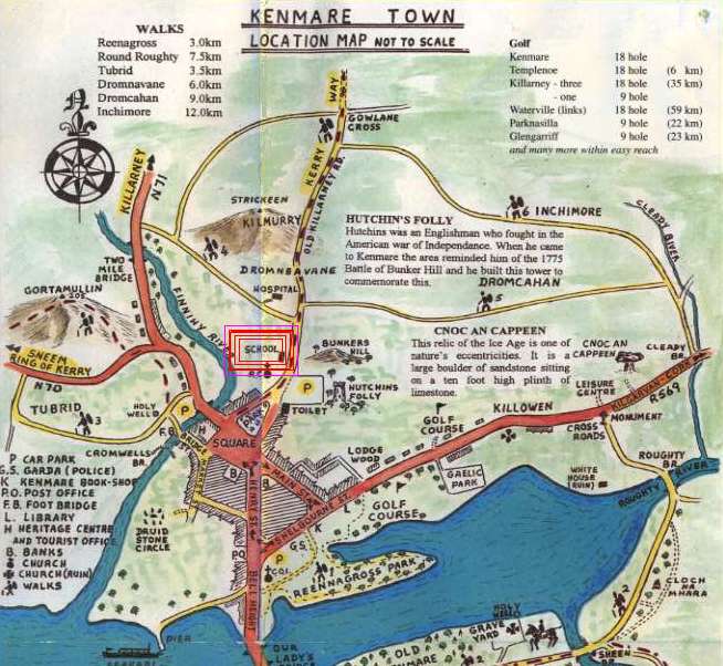 Large Map File of Kenmare. Please Wait while Loading...