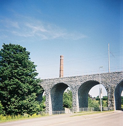 Het Milltown-viaduct, beter bekend als de 'Nine Arches' - 2004 Huib Zegers