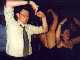 Dave and Karin do the YMCA.