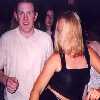 Karl assumes 'dirty old man' mode as Hillary dances in front of him...