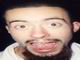 Paul screams at the shock of being caught on camera