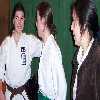 Joanna, Caroline and Seema just after Joanna and Carolines fight.