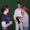 Kevin tells Lisa and Jessica how he did.