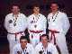 The senior mens team, br l-r Mark Hargaden, Dan Lynch, Pat Curtin, fr, l-r Barry Murphy, Colin Patten