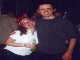 Roisin with a random punter.