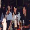Colm, Eva and Dan in the sports Bar afterwards.