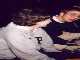 Caomihe and Chris in the Sports Bar after the weekend.