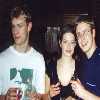 Of course there couldnt not be a photo of Pat andChris about to have a shot..