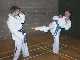 Ciara preparing to kick John Cullen