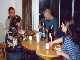 Dinner in Chris`s house. How civilised.