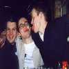 Dave and PAt do it with tongues.