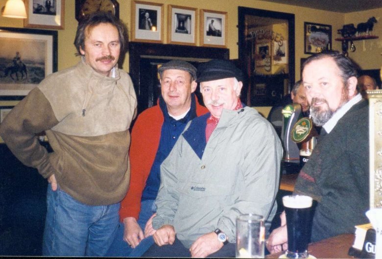 Jack, Nigel, Pat and Mick, 2001