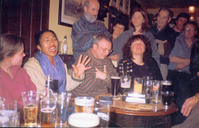 Ann Marie O'Reilly at Ballyvaughan 2001