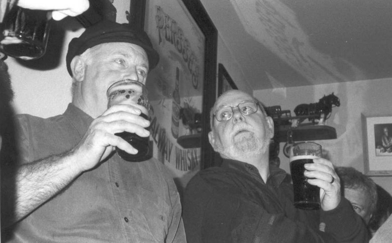 Pat and Niall at Ballyvaughan 2001