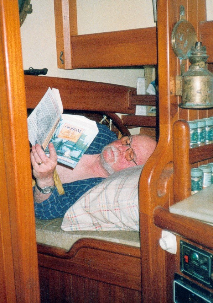 Niall aboard Wolftrap, 2002