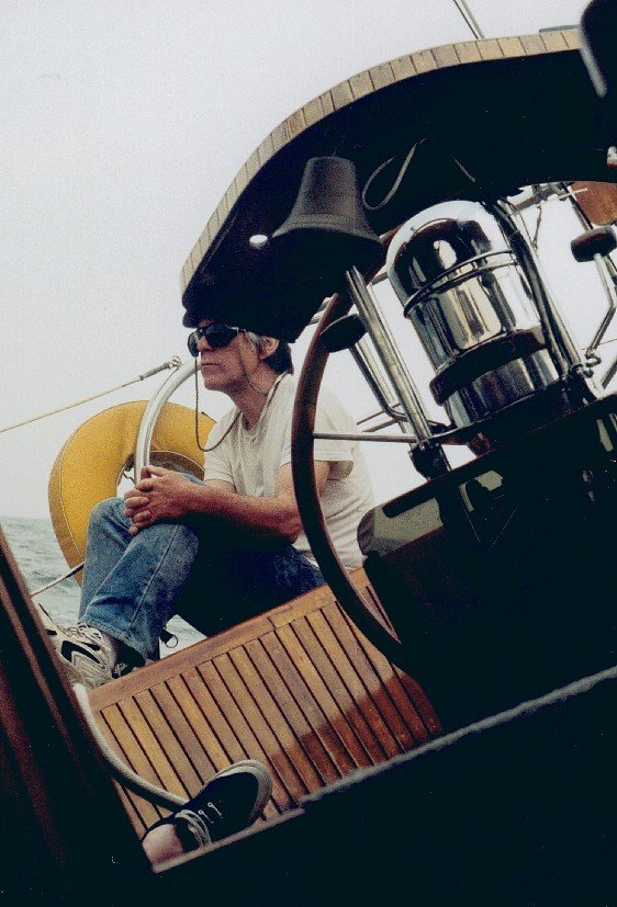 Gus Pederson on board Wolftrap, 2002