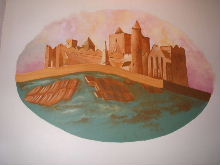 Painting of the Rock of Cashel