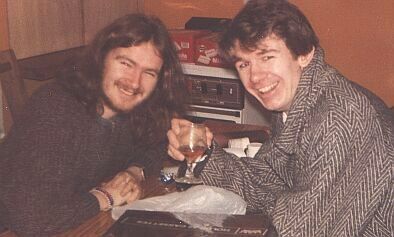 Willie & John, February, 1986.