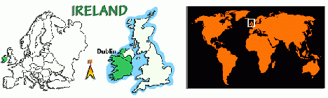 Ireland's geographical location