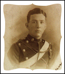 Jack Bell c.1913 in uniform of the 5th Royal Irish Lancers